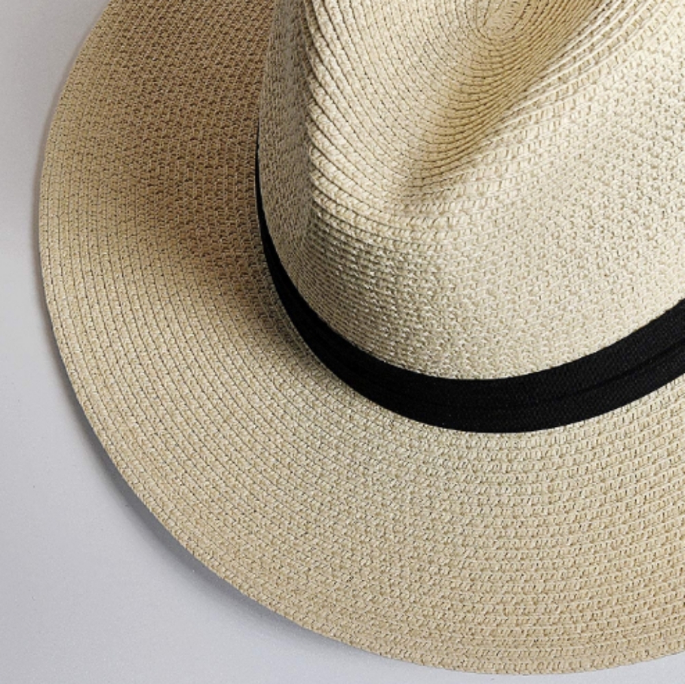 😎 Bestseller New Mens Straw Beach Hat 🏖️ - Picture 3 of 10